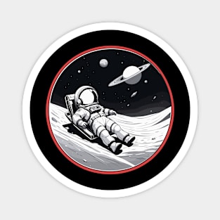 Martian Slip 'n Slide Fail - Astronaut Adventure Magnet